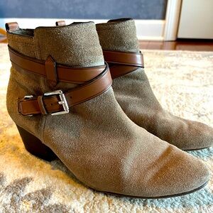 Coach Suede Ankle Boots